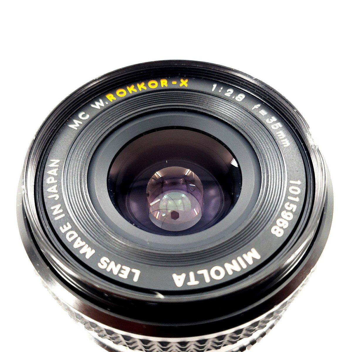 Minolta MC W.Rokkor-X 35mm f/2.8 Lens w/ Caps Manual Focus Tested