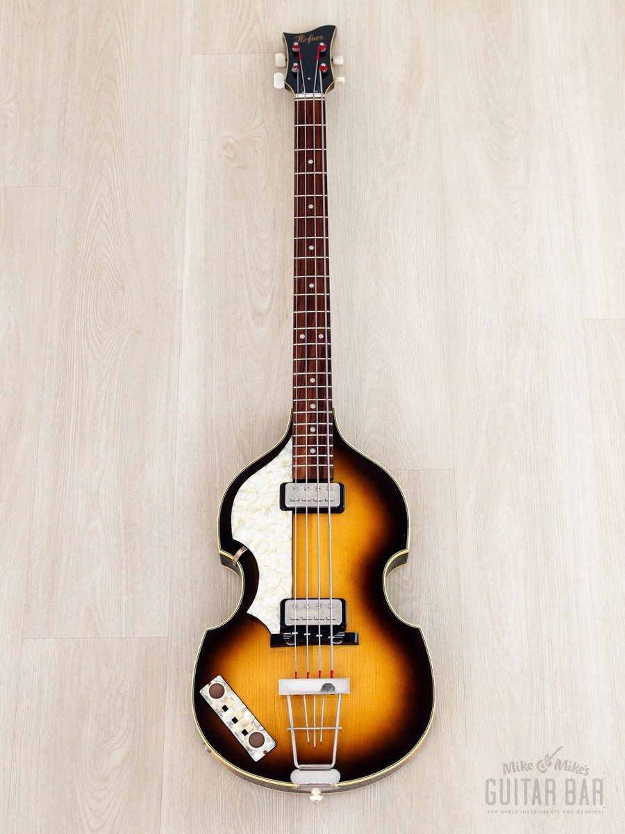 2003 Hofner 500/1 Vintage '62 Left-Handed Violin Beatle Bass, Near