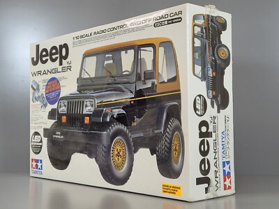 New Tamiya R/C 1/10 Jeep Wrangler 4WD CC01 Chassis with LED light
