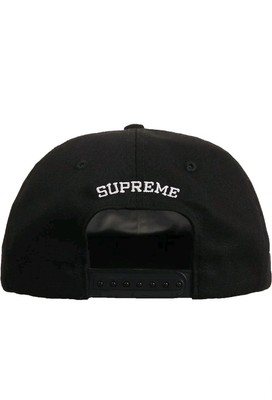 SUPREME Jesus 6 Panel Hat Cap BLACK Adjustable Snapback NEW! F/W