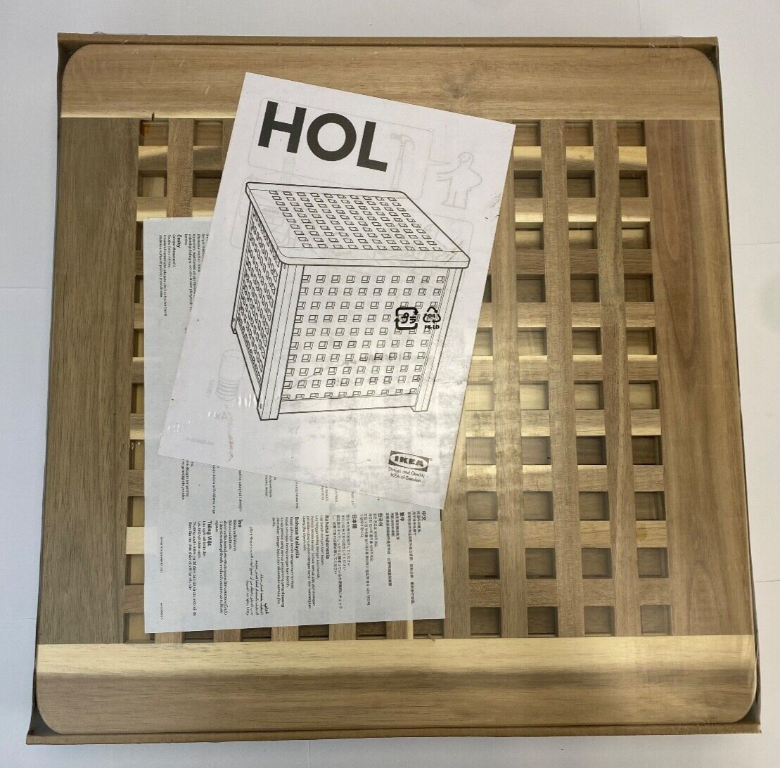 イケア ホール 木製 サイドテーブル アジアンテイスト 収納可 HOL