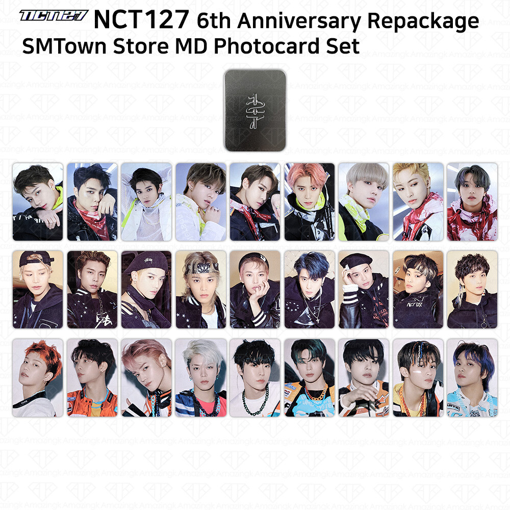 NCT127 6th Anniversary Repackage Photocard Set SMTown Official MD