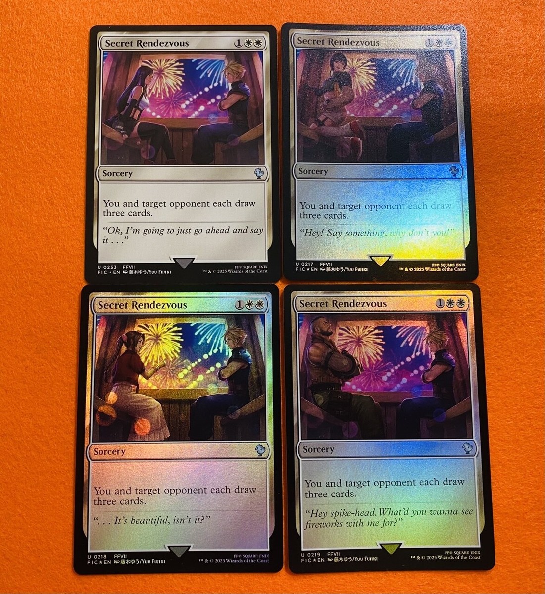 イ*ン様 MTG 秘密のランデブー 英語 サージfoil FF Ⅶ ティファ イ*