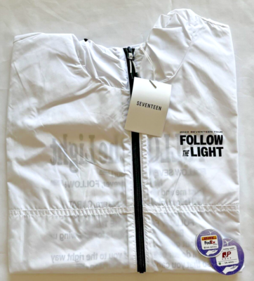 SEVENTEEN TOUR FOLLOW TO SEOUL OFFICIAL WINDBREAKER SIZE L NEW NO