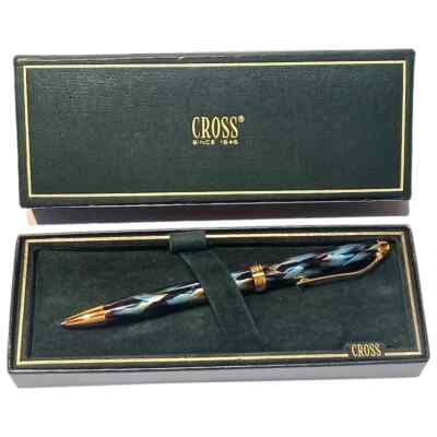 cross ピナクル ピーコックブルー ボールペン