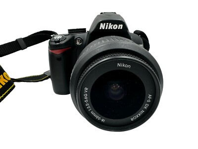 Nikon D3000 10MP DSLR Camera Kit W 18-55mm 1:3.5-5.6G VR lens | eBay