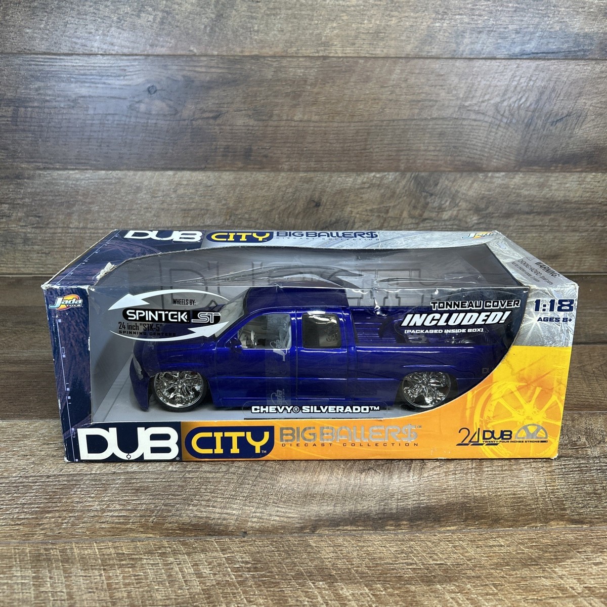 2003 Chevy Silverado Jada Dub City Big Ballers 1:18 scale Diecast