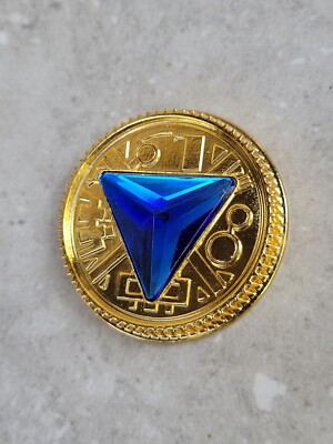 Legacy BLUE ZEO CRYSTAL Power Coin-Gold Made for Legacy Ranger