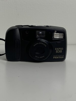 Pentax Espio 838 35mm Point and Shoot Film Camera with case