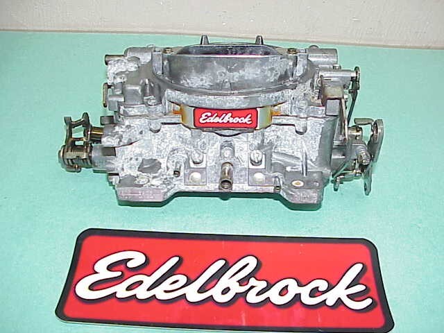 Edelbrock #1405 Square Bore 600 CFM Performer Carburetor NO CHOKE