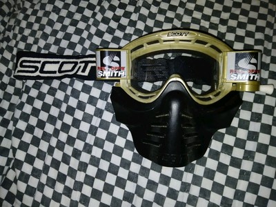 Vintage SCOTT goggles/mask / face guard ,mx,ama, motocross, helmet