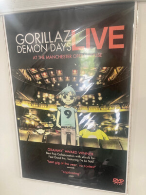 gorillaz tour poster Demon Days | eBay