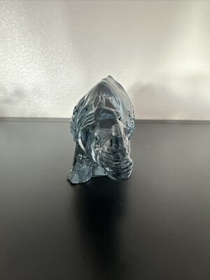 Vintage Sweden Kosta Boda art glass Paul Hoff WWF Rhinoceros 1984