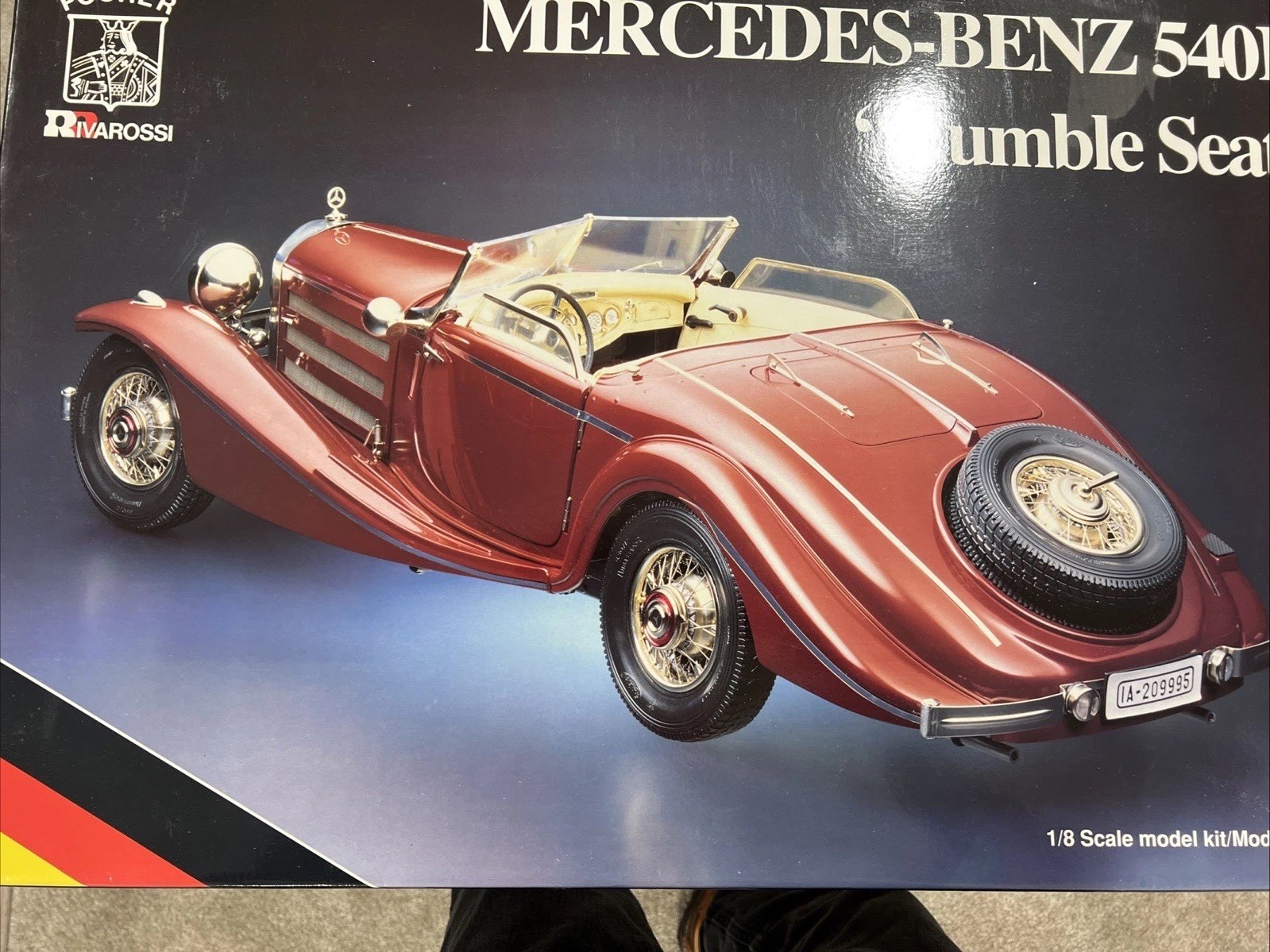 POCHER メルセデスベンツ500K-AK カブリオレ 1/8 POCHER/ポケール・1/8