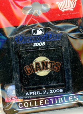 SF Giants Opening Day Pin Choice 34 Pins Various Years, Opponents