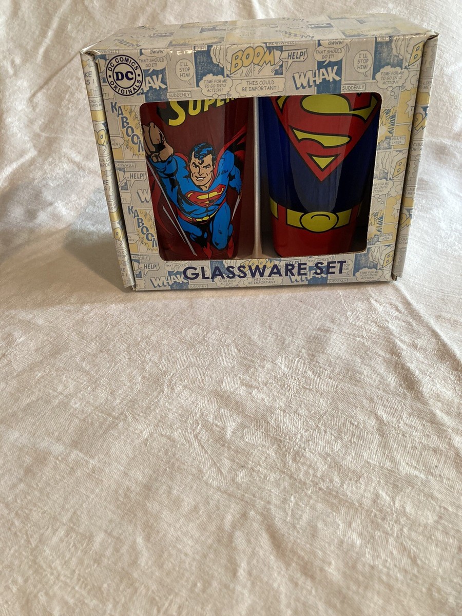 スーパーマン16ozグラスセット