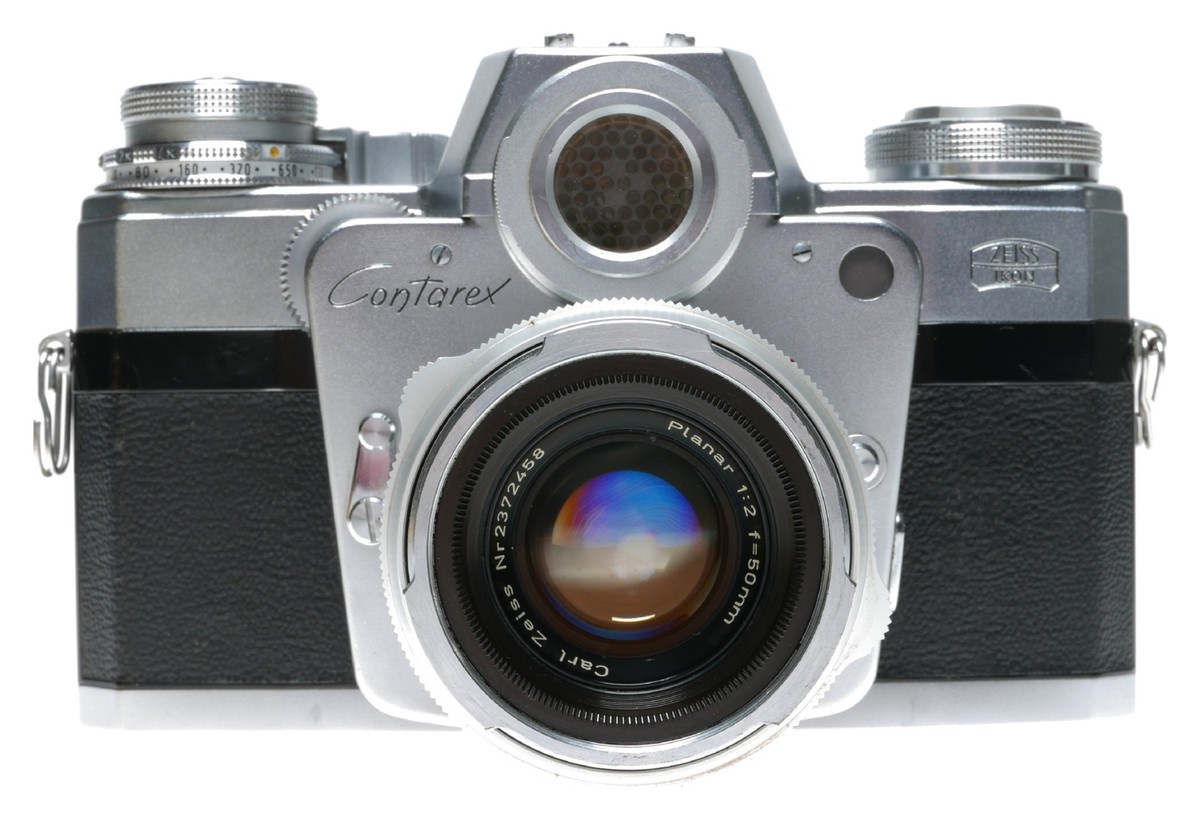 Zeiss Ikon Contarex Bullseye SLR Camera Planar 1:2 f=50mm Lens | eBay