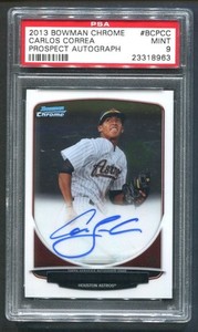 その他 CARLOS CORREA bowman refractor auto Carlos Correa Bowman Rookie