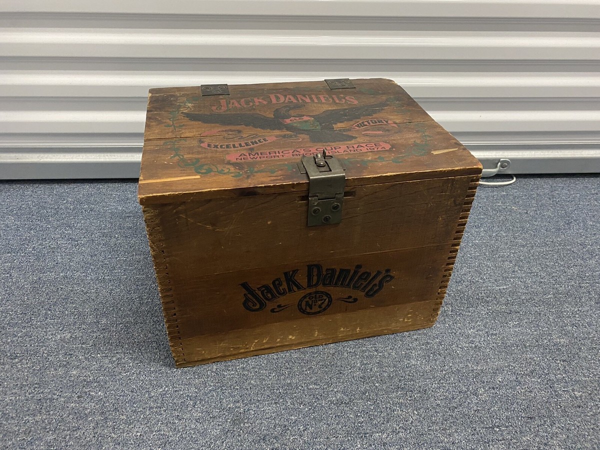 Jack Daniels Wooden Whiskey Crate Wood Crate Box | eBay