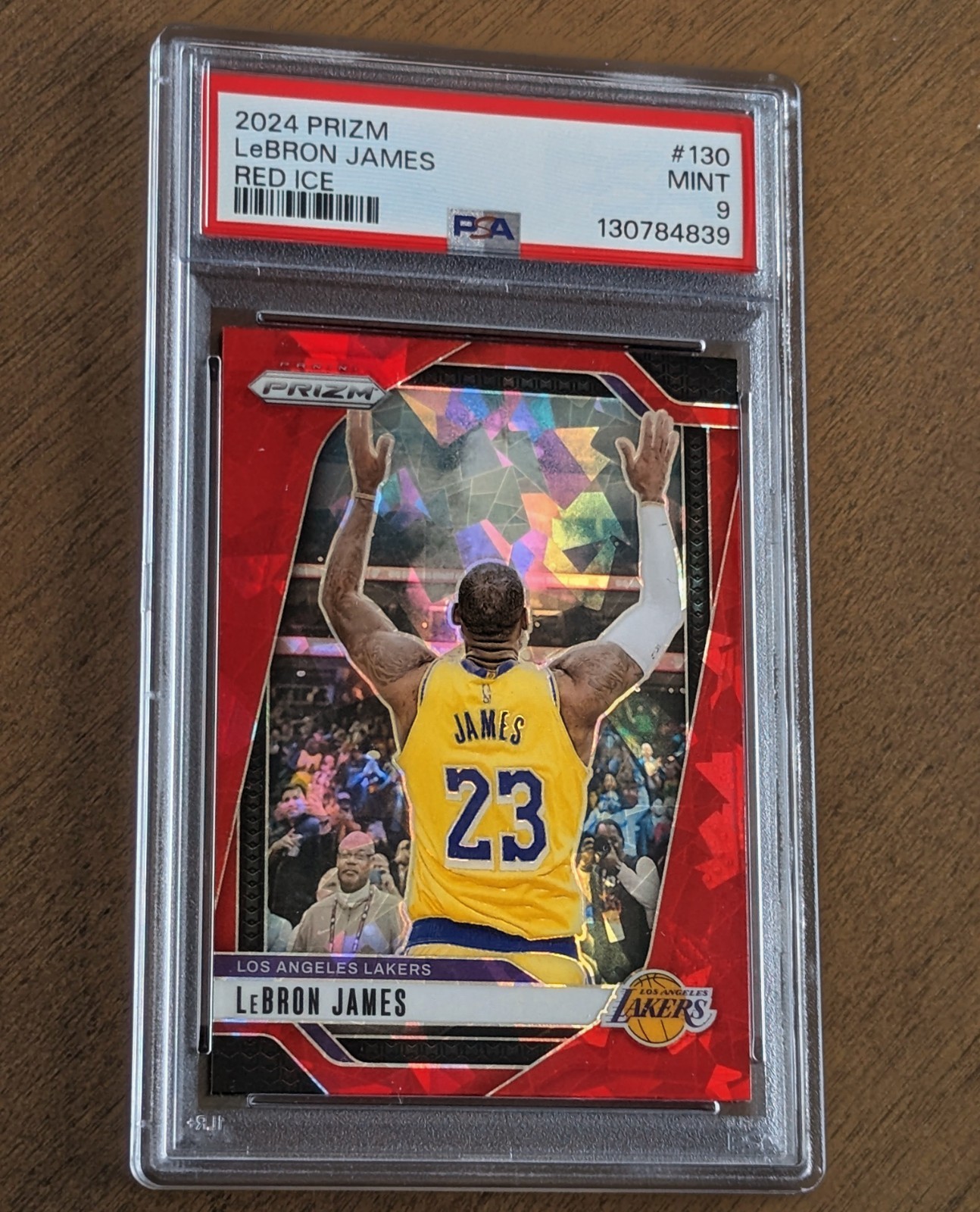 レブロン Prizm LeBron James red ice PSA 10! lebron james 2019