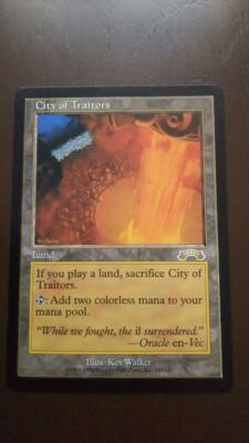 Mtg City Of Traitors English Version Sheet Magic the gathering