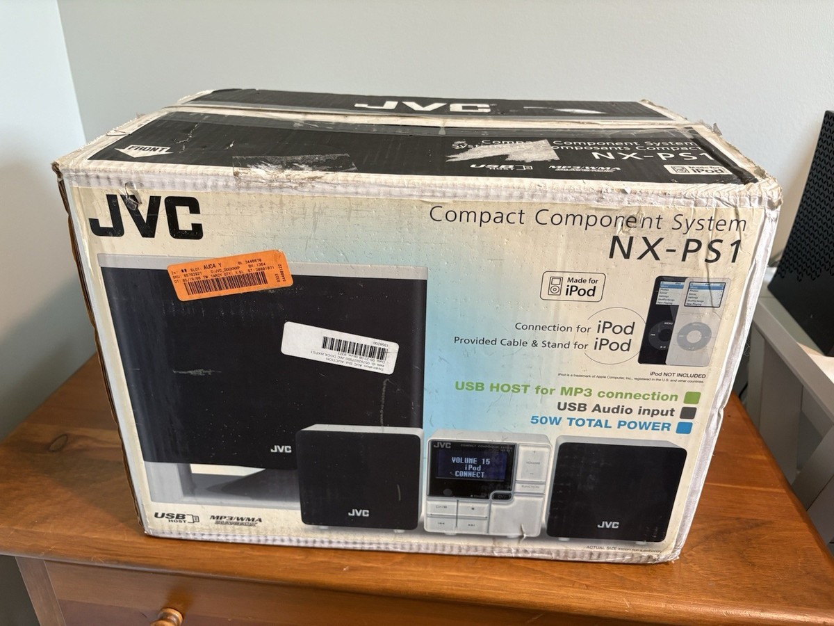 ビクター コンパクトコンポ ipod再生 Victor・JVC NX-PS1-W コンパクト