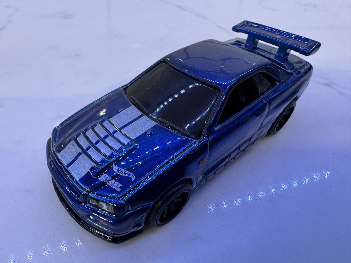 ミニカー Hotwheels FAST&d FURIOUS NET GARAGE GT-R ミニカー