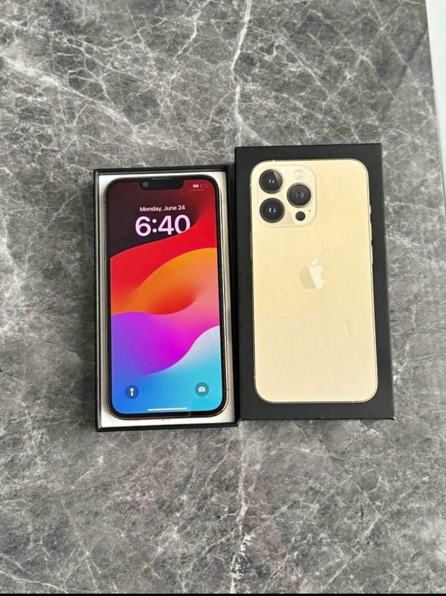 Apple iPhone 13 Pro Max - 128 GB - Gold (Unlocked) for sale online