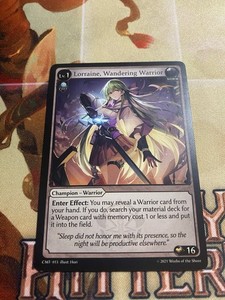 Lorraine, Wandering Warrior プロモFOIL Lorraine, Wandering Warrior
