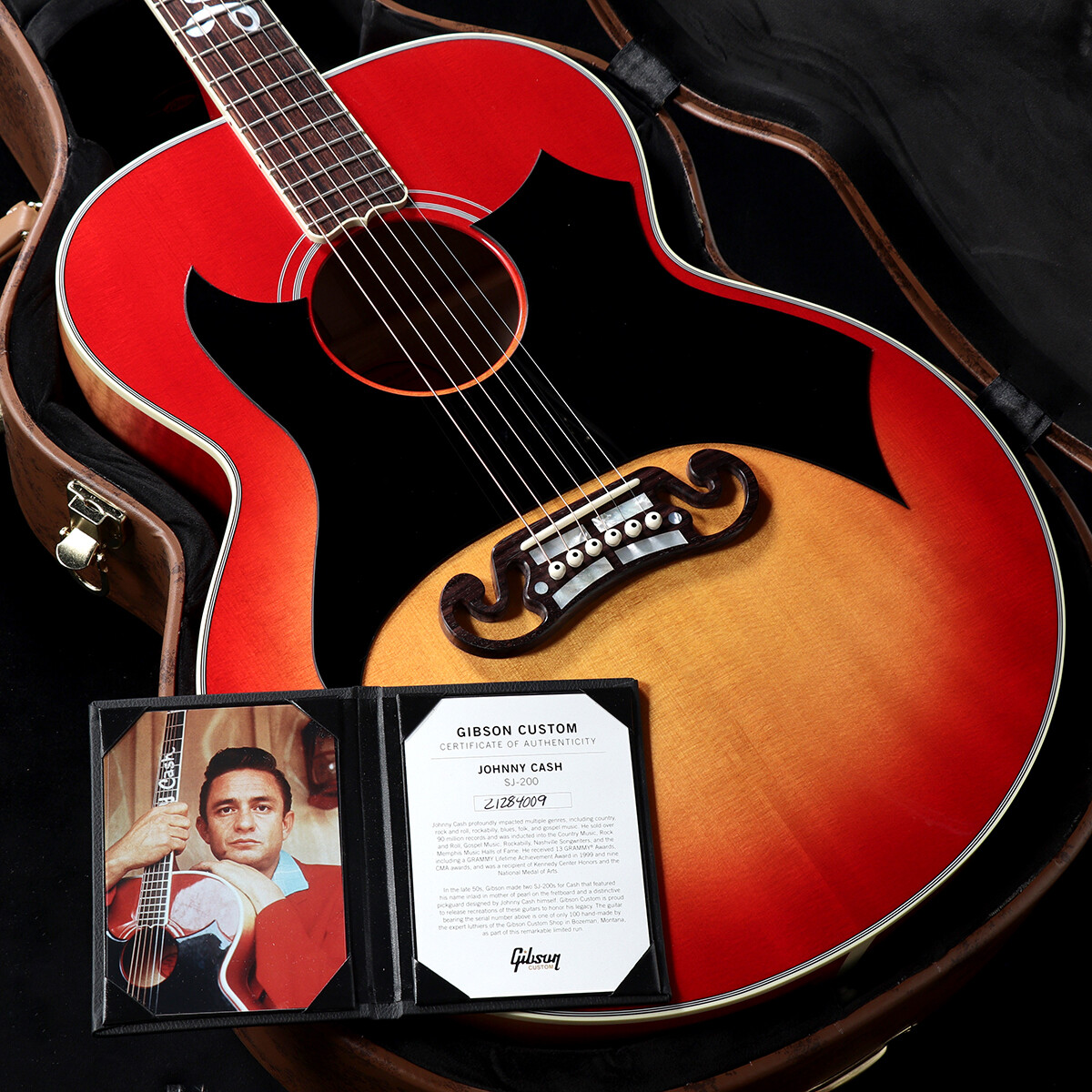 Gibson / Custom Shop Johnny Cash SJ-200 Vintage Cherry Sunburst S