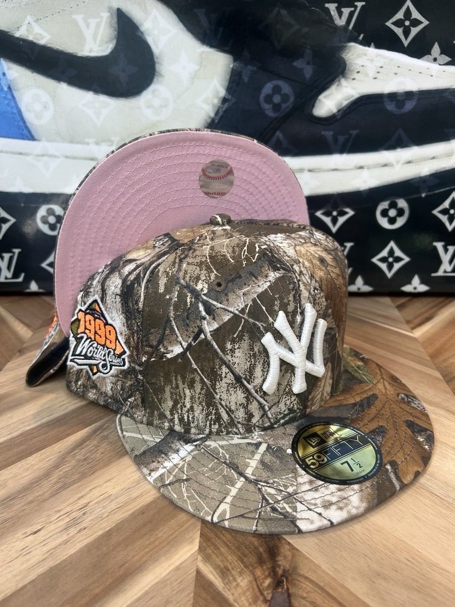 New Era Hat Club Real Tree 2022 New York Yankees Pink UV Holy