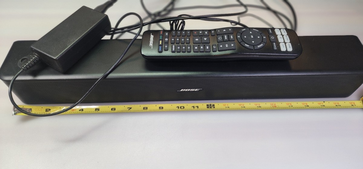 Bose Sound Bar Solo 5 TV Sound System Center Powered Speaker