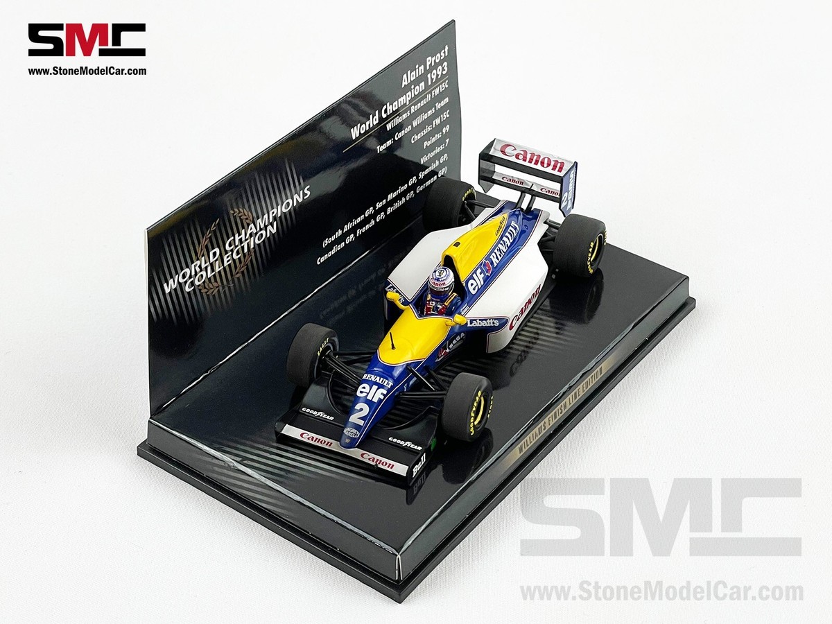 Williams F1 FW15C #2 Alain Prost 1993 World Champion 1:43
