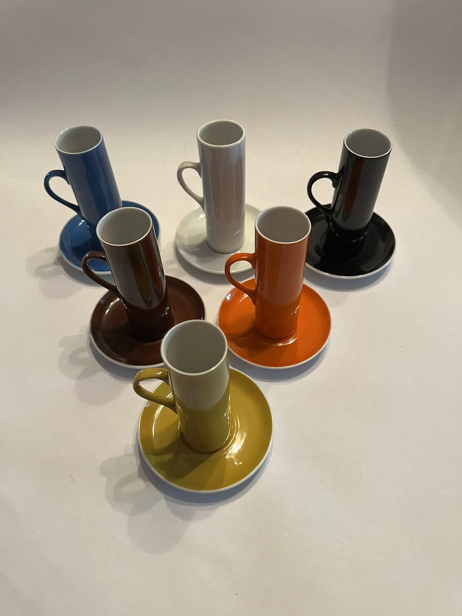 LAGARDO TACKETT SCHMID MID CENTURY MODERN PORCELAIN ESPRESSO CUPS