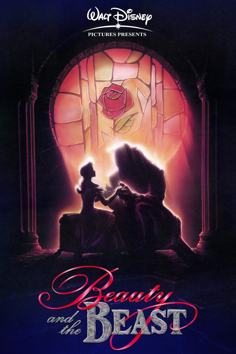 1991 Disney Beauty And The Beast Movie Poster 11X17 Belle Be Our