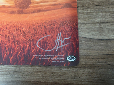 Magic the Gathering Unstable Plains Playmat John Avon Signed | eBay