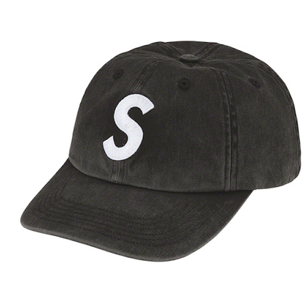 SUPREME FW22 PIGMENT PRINT S LOGO 6 PANEL S HAT BRAND NEW INDIGO