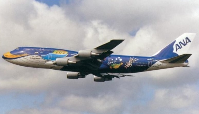 1/200 ANA 747-481 JA8958 ＆A359 JA01XJ 1/200 ANA 747-481 JA8958