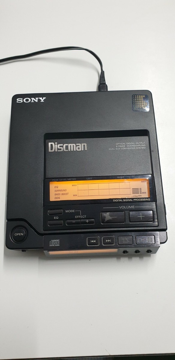 Discman SONY Vintage Z-D555 con soporte para coche | eBay
