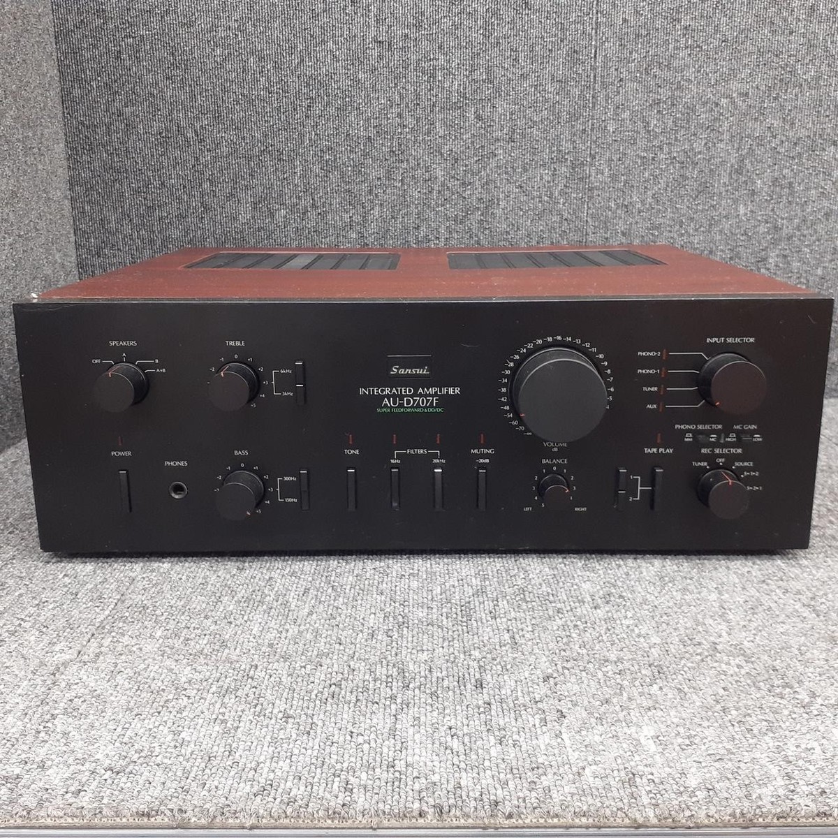 SANSUI AU-707F Extra Integrated Amplifier Transistor Black | eBay