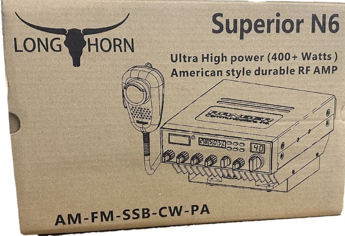Ranger RCI Longhorn Superior N6 Ultra High Power 10 Meter Radio