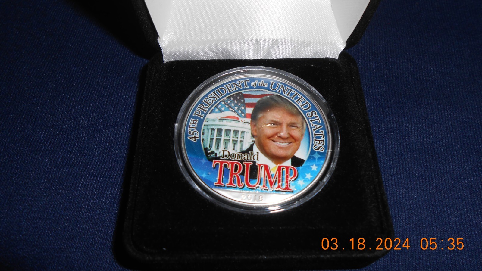 Donald Trump Pure Copper .999 Bullion - 45th President Donald J