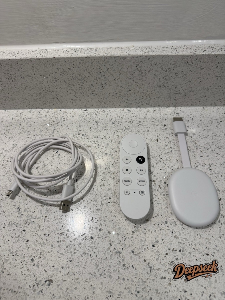 Google Chromecast HD G454V with Google TV and Remote | eBay