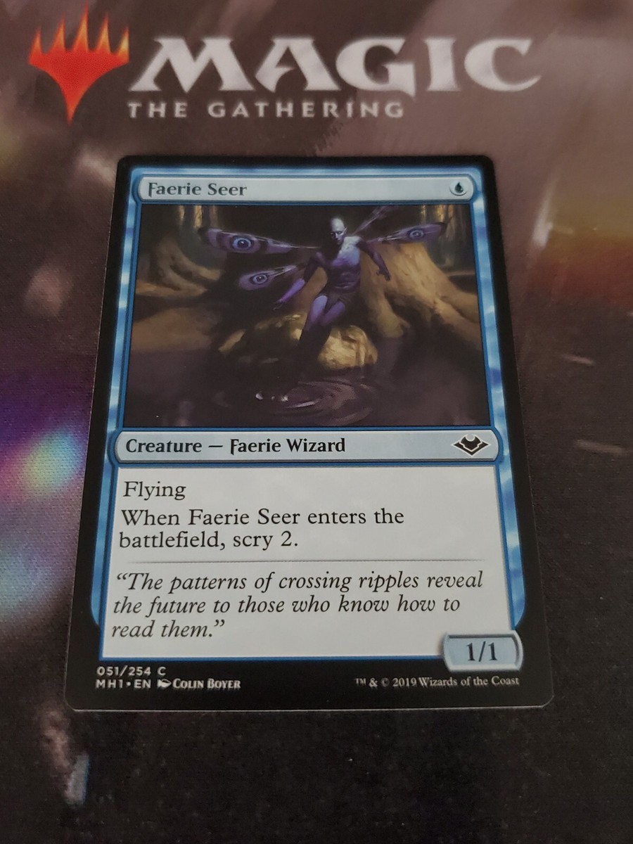 MTG. 2x Faerie Seer. Modern Horizons. Pack Fresh | eBay