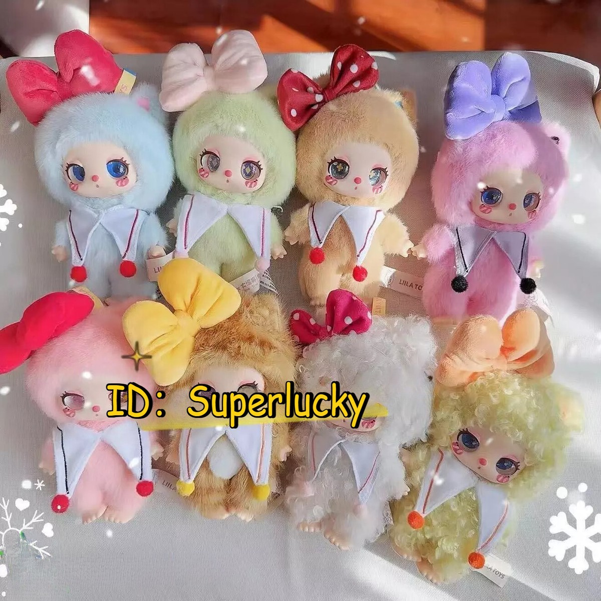 LIILA TOYS LIILA'S Lucky Cat Plush Doll V3 Blind Box Figure Toy