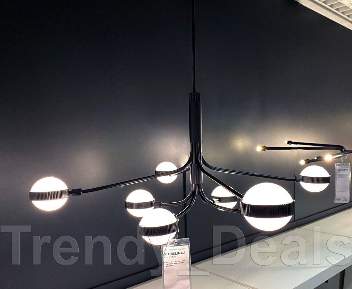 IKEA STORSLINGA ストルスリンガ LEDシャンデリア照明 間接照明 IKEA