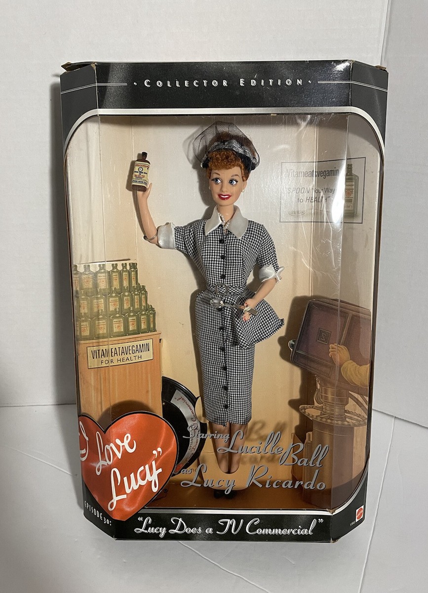 I LOVE LUCY DOES A TV COMMERCIAL BARBIE DOLL COLLECTOR EDITION