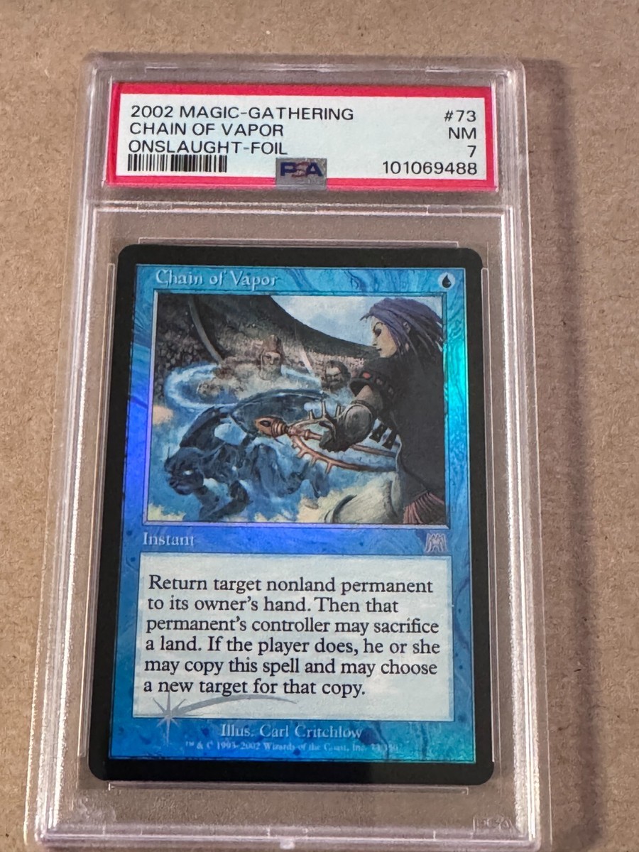 MTG 蒸気の連鎖/Chain of Vapor ONS英語FOIL 蒸気の連鎖 初版 英語版