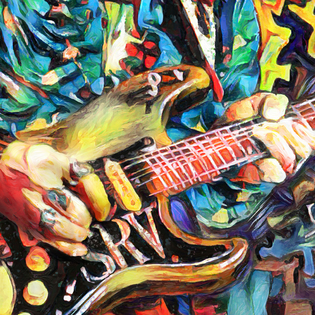 Stevie Ray Vaughan Art Print, Blues Canvas, SRV Painting Print | eBay