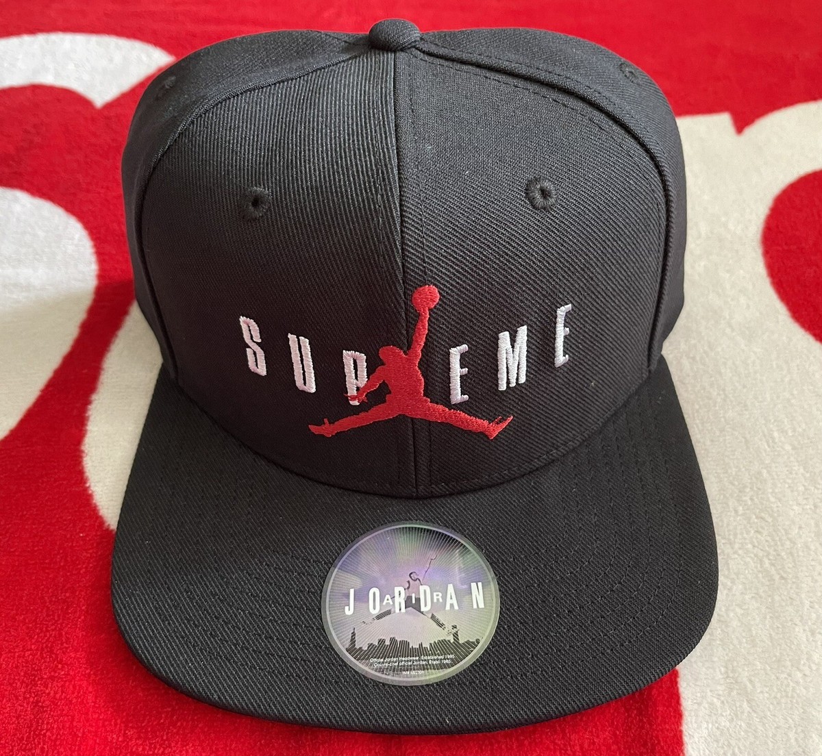 Supreme Jumpman Hat Supreme X Jordan Cap Supreme Jordan Panel Cap